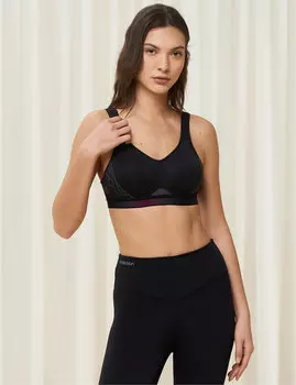 Спортивный бюстгальтер без косточек Triaction Cardio Cloud Triumph, черный