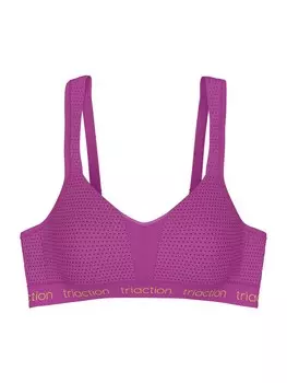 Спортивный бюстгальтер без косточек TRIUMPH Triaction Energy Lite, цвет Dark pink