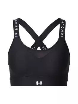 Спортивный бюстгальтер без косточек UNDER ARMOUR Infinity High, черный