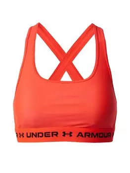 Спортивный бюстгальтер без косточек UNDER ARMOUR, оранжево-красный