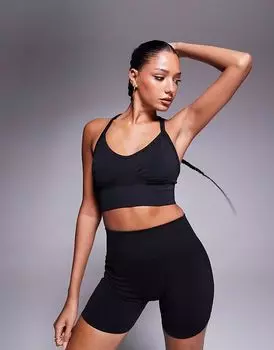 Спортивный бюстгальтер Bo+Tee Define Luxe черного цвета