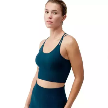 Спортивный бюстгальтер Born Living Yoga Kamay seamless Medium Impact, синий