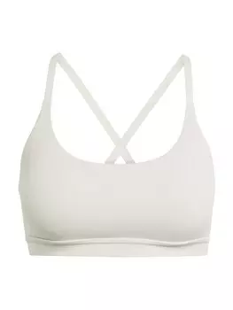 Спортивный бюстгальтер-бралетт ADIDAS PERFORMANCE All Me, экрю