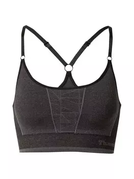 Спортивный бюстгальтер-бралетт Hummel, черный
