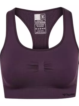 Спортивный бюстгальтер-бралетт Hummel, цвет Plum