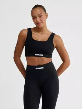 Спортивный бюстгальтер-бралетт Hummel Elemental, черный