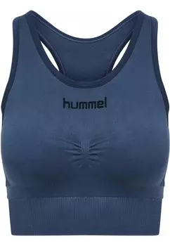 Спортивный бюстгальтер-бралетт Hummel First, темно-синий