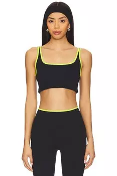 Спортивный бюстгальтер Cait rigor Splits59, black & chartreuse