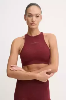 Спортивный бюстгальтер Calvin Klein Performance, гранатовый