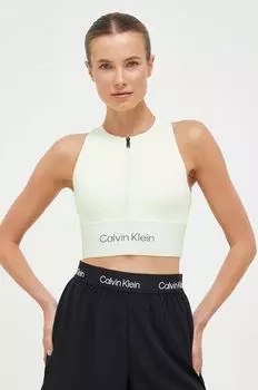 Спортивный бюстгальтер Calvin Klein Performance, зеленый