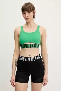 Спортивный бюстгальтер Calvin Klein Performance, зеленый