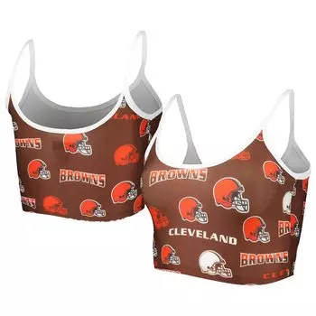 Спортивный бюстгальтер Concepts Sport Cleveland Browns, коричневый