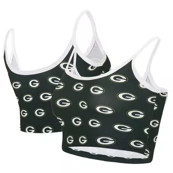 Спортивный бюстгальтер Concepts Sport Green Bay Packers, зеленый