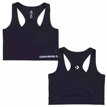 Спортивный бюстгальтер Converse "D Sports Bustier", черный