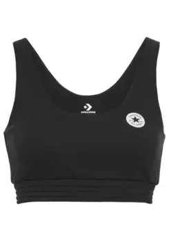 Спортивный бюстгальтер Converse "ЖЕНСКИЙ CONVERSE RETRO CHUCK TAYLOR", черный