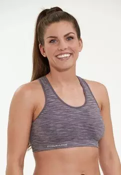 Спортивный бюстгальтер Crina из влагорегулирующего материала ENDURANCE, цвет Shark