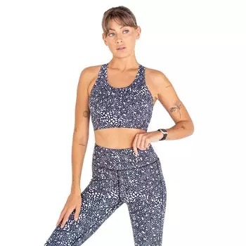 Спортивный бюстгальтер Dare2B Mantra Dotted Recycled, черный
