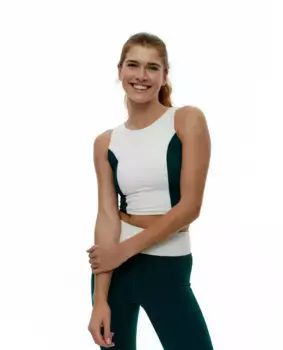 Спортивный бюстгальтер длиной до талии с высокой поддержкой Black Limba, зеленый