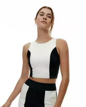 Спортивный бюстгальтер длиной до талии с высокой поддержкой Black Limba, черный