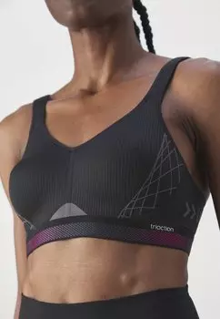 Спортивный бюстгальтер для интенсивных занятий спортом Cardio Cloud Triumph, черный