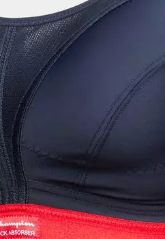 Спортивный бюстгальтер для интенсивных занятий спортом Active Classic Shock Absorber, темно-синий