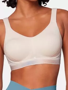 Спортивный бюстгальтер для кардио-облака Triumph, бежевый