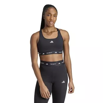 Спортивный бюстгальтер для тренировок adidas Techfit Adidas, черный