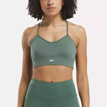 Спортивный бюстгальтер для тренировок Reebok, зеленый