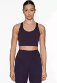 Спортивный бюстгальтер для умеренных видов спорта Oysho, темно-синий