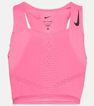 Спортивный бюстгальтер Dri-FIT ADV AeroSwift Nike, черный