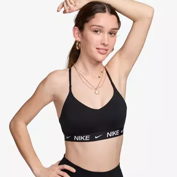 Спортивный бюстгальтер dri-fit indy Nike, черный