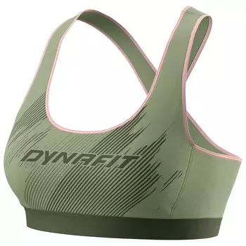 Спортивный бюстгальтер Dynafit Women's Alpine Graphic Bra, цвет Sage/5560