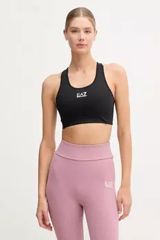 Спортивный бюстгальтер Ea7 Emporio Armani, черный