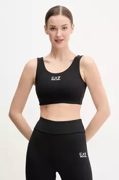 Спортивный бюстгальтер Ea7 Emporio Armani, черный