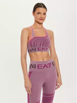 Спортивный бюстгальтер Ea7 Emporio Armani, фиолетовый