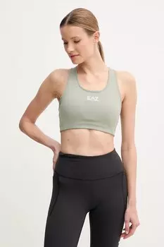 Спортивный бюстгальтер Ea7 Emporio Armani, зеленый