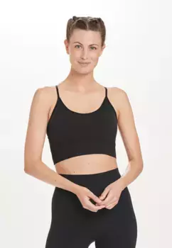 Спортивный бюстгальтер ENDURANCE "Майдон" с уплотненными чашками, черный
