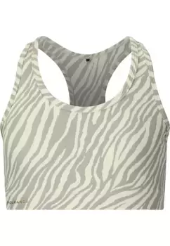 Спортивный бюстгальтер ENDURANCE "Sophia" в удобном и эластичном стиле "борцовка", бежевый