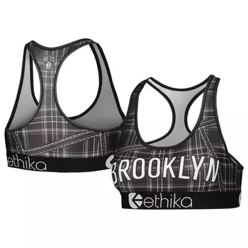 Спортивный бюстгальтер Ethika Brooklyn Nets, черный