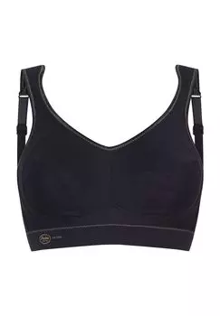 Спортивный бюстгальтер Extreme Control с сильной поддержкой и впитыванием влаги для женщин Anita, цвет 471 Schwarz/ Gold