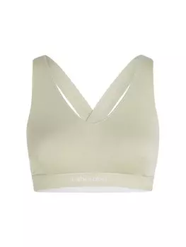 Спортивный бюстгальтер-футболка ICEBREAKER, бежевый