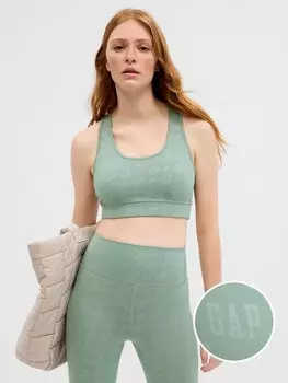 Спортивный бюстгальтер Gap, зеленый