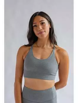 Спортивный бюстгальтер girlfriend collective, серый