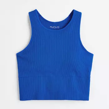 Спортивный бюстгальтер H&amp;M DryMove Medium Support, синий