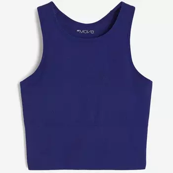Спортивный бюстгальтер H&M DryMove Medium Support, темно-синий