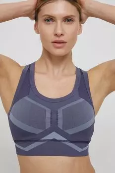 Спортивный бюстгальтер HA4331 adidas, фиолетовый