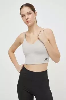 Спортивный бюстгальтер Harmony New Balance, серый
