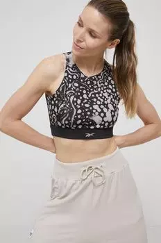 Спортивный бюстгальтер HB1056 Reebok, черный