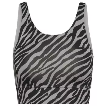 Спортивный бюстгальтер Hey Honey Bustier Zebra, цвет Black/Grey