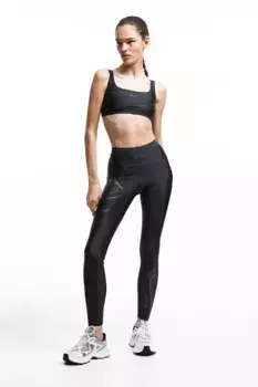 Спортивный бюстгальтер high shine от drymove H&M, серый